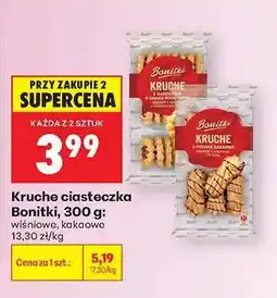 Biedronka Kruche ciasteczka Bonitki 300 g oferta
