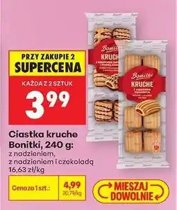 Biedronka Ciastka kruche Bonitki, 240 g oferta