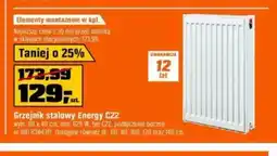 OBI Grzejnik stalowy Energy oferta