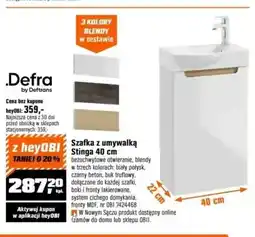 OBI Szafka z umywalką Stinga 40 cm Defra oferta