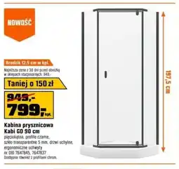 OBI Kabina prysznicowa Kabi Go 90 cm oferta