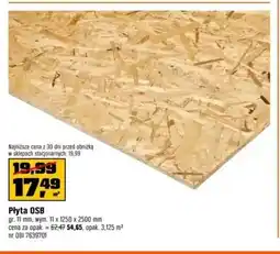 OBI Płyta OSB 11 mm oferta