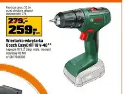OBI Wiertarko-wkrętarka Bosch EasyDrill 18V-40 oferta