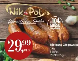 Market Point Kiełbasa głogowska NikPol oferta