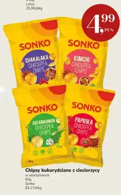 Market Point Chipsy kukurydziane z ciecierzycy Chakalaka Sonko oferta