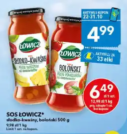 Lewiatan Sos Łowicz słodko-kwaśny, boloński oferta