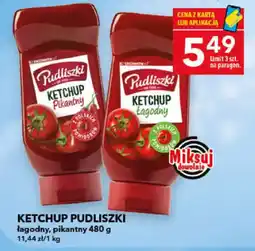 Lewiatan Ketchup Pudliszki łagodny, pikantny oferta