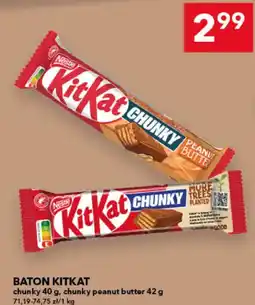 Lewiatan Baton KitKat Chunky Peanut Butter oferta