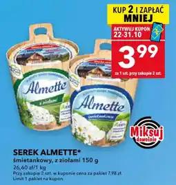 Lewiatan Serek Almette* śmietankowy, z ziołami oferta