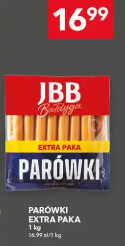Lewiatan Jbb parówki extra paka oferta