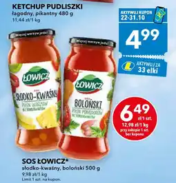 Lewiatan Sos Łowicz* słodko-kwaśny, boloński oferta