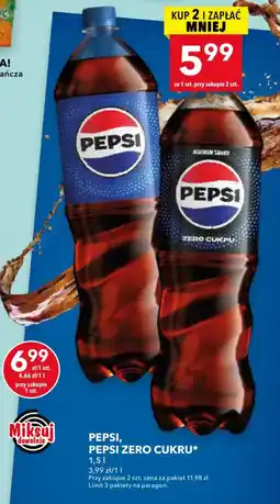 Lewiatan Pepsi, Pepsi Zero Cukru oferta
