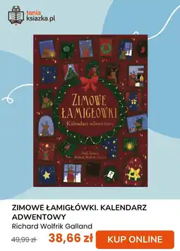taniaksiazka.pl Zimowe łamigłówki kalendarz adwentowy oferta
