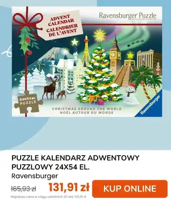 Puzzle Kalendary Adwentowy Puzzlowy Ravensburger