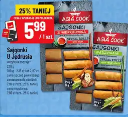 Polomarket Sajgonki z warzywami Asia Cook U Jędrusia oferta