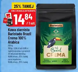 Polomarket Kawa ziarnista Baristado Brazil Crema 100% Arabica oferta