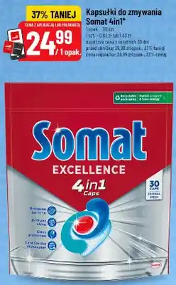 Polomarket Kapsułki do zmywania Somat 4in1 oferta