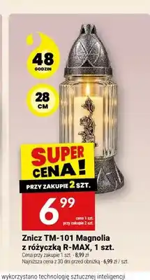 Twój Market Znicz TM-101 Magnolia z różyczką R-MAX oferta