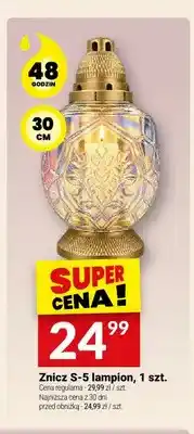 Twój Market Znicz S-5 lampion 30 cm oferta