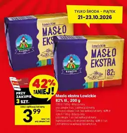 Twój Market Masło ekstra Łowickie 82% oferta