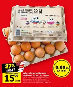 Twój Market Jaja z chowu klatkowego Suflidowo M 20 szt oferta