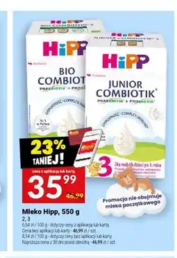 Twój Market Mleko HiPP 2 Bio Combiotik oferta