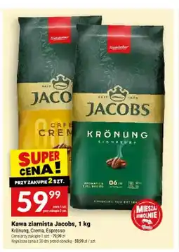 Twój Market Kawa ziarnista Jacobs Crema oferta