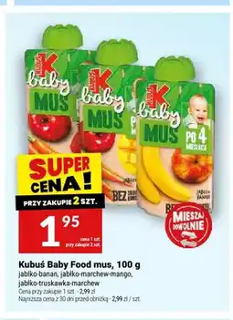 Twój Market Mus jabłko-banan Kubuś Baby Food oferta