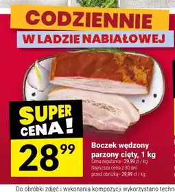 Twój Market Boczek wędzony parzony cięty oferta