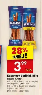 Twój Market Kabanosy Berlinki Classic oferta