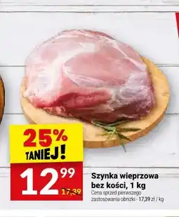 Twój Market Szynka wieprzowa bez kości oferta