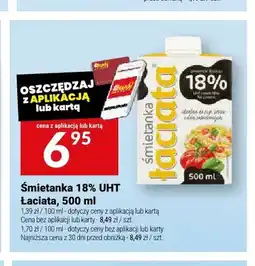 Twój Market Śmietanka UHT Łaciata 18% oferta