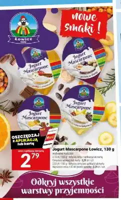 Twój Market Jogurt Mascarpone Łowicz jabłko z cynamonem oferta