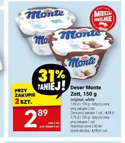 Twój Market Deser Monte Zott original oferta
