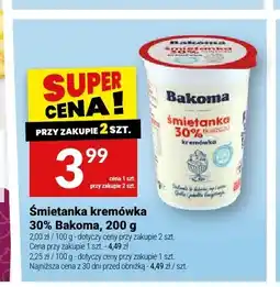 Twój Market Śmietanka kremówka Bakoma 30% oferta