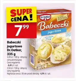 Twój Market Babeczki jogurtowe Dr.Oetker oferta