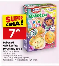 Twój Market Babeczki Gabi konfetti Dr.Oetker oferta