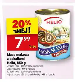 Twój Market Masa makowa z bakaliami Helio oferta