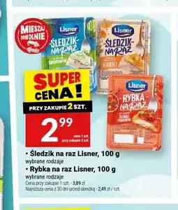 Twój Market Śledzik na raz w sosie koperkowym Lisner oferta
