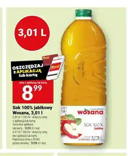 Twój Market Sok 100% jabłkowy Wosana oferta