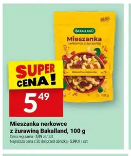 Twój Market Mieszanka nerkowce z żurawiną Bakalland oferta