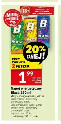 Twój Market Napój energetyczny Blast kaktus oferta