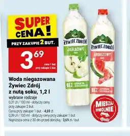 Twój Market Woda niegazowana Żywiec Zdrój z nutą soku jabłkowy oferta