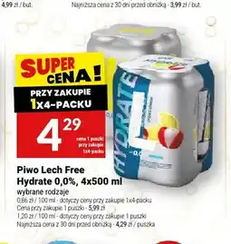 Twój Market Piwo bezalkoholowe Lech Hydrate 4-pak oferta