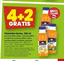 Twój Market Sok Vitaminka marchew-jabłko-brzoskwinia Hortex oferta