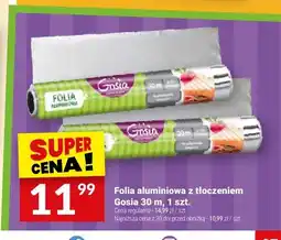 Twój Market Folia aluminiowa z tłoczeniem Gosia 30 m oferta
