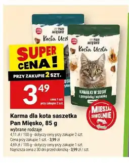 Twój Market Karma dla kota saszetka Pan Mięsko Kocia Uczta oferta