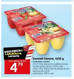 Twój Market Danonki wanilia Danone 4-pak oferta