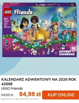 taniaksiazka.pl Kalendarz adwentowy na 2026 rok 42698 LEGO Friends oferta
