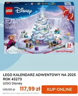 taniaksiazka.pl LEGO kalendarz adwentowy na 2025 rok 43273 LEGO Disney oferta